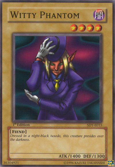 Witty Phantom, Summoned Skull Sample promotional card · SDY-E015
