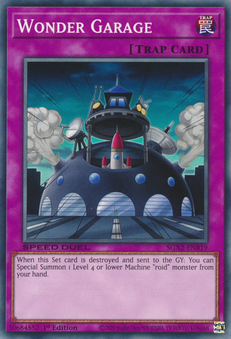 Wonder Garage, Speed Duel GX: Midterm Paradox · SGX2-ENB19