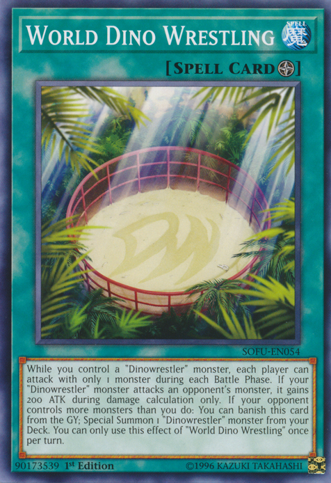 World Dino Wrestling, Soul Fusion Sneak Peek Participation Card · SOFU-EN054