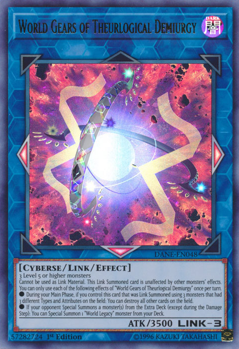 World Gears of Theurlogical Demiurgy, Dark Neostorm Sneak Peek Participation Card · DANE-EN048