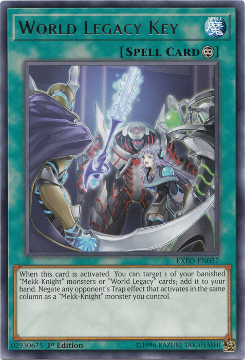 World Legacy Key, Extreme Force Sneak Peek Participation Card · EXFO-EN057
