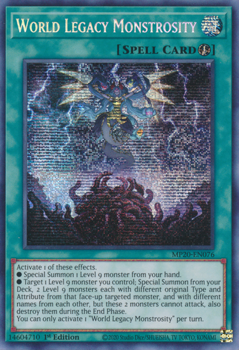 World Legacy Monstrosity, 2020 Tin of Lost Memories · MP20-EN076