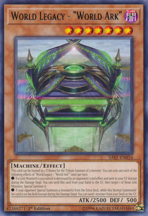 World Legacy - "World Ark", Savage Strike Sneak Peek Participation Card · SAST-EN016