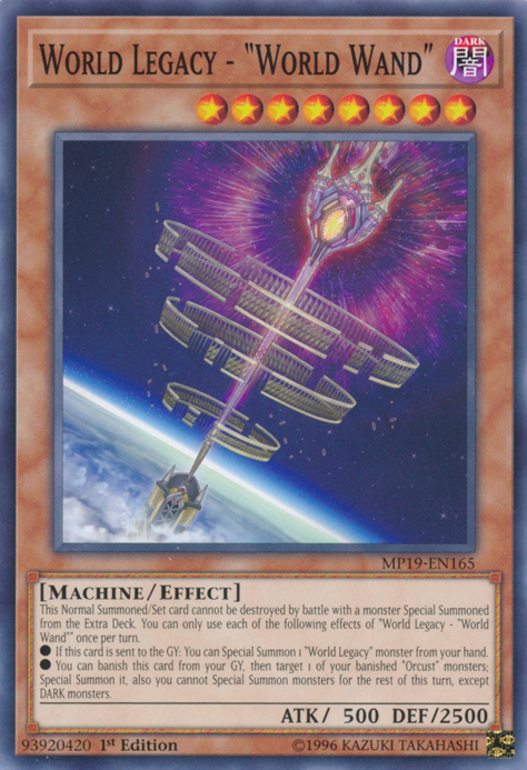 World Legacy - "World Wand", 2019 Gold Sarcophagus Tin Mega Pack · MP19-EN165