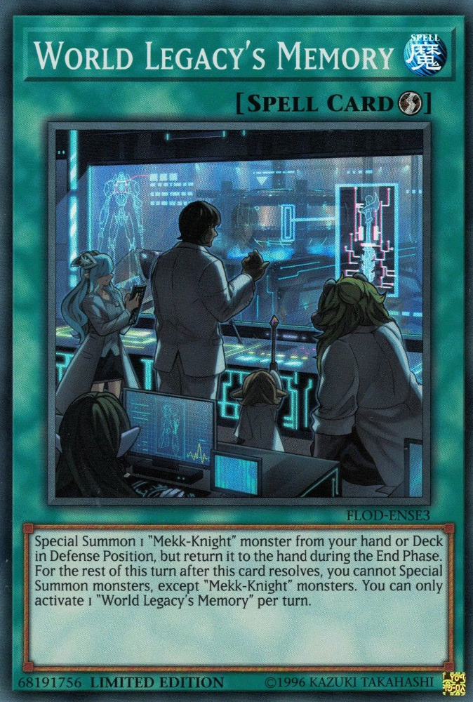 World Legacy's Memory, Flames of Destruction Sneak Peek Participation Card · FLOD-ENSE3