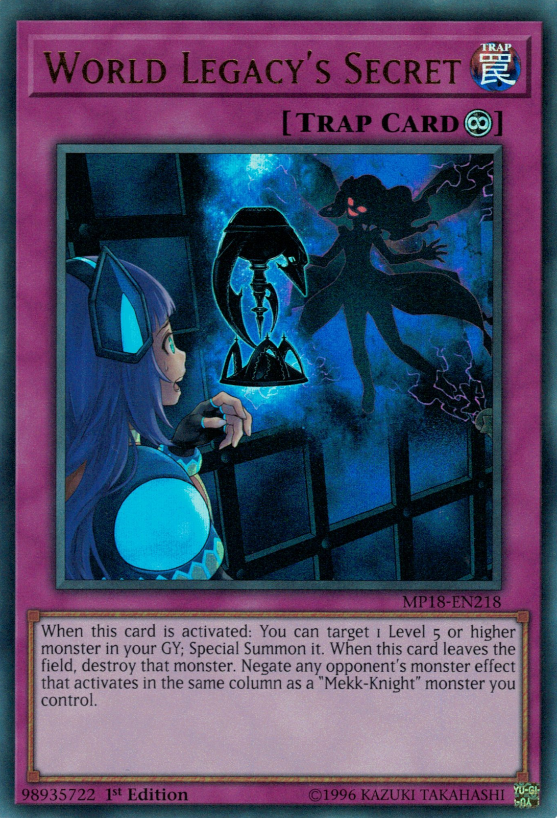 World Legacy's Secret, 2018 Mega-Tin Mega Pack · MP18-EN218
