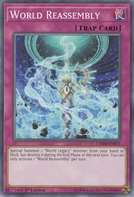 World Reassembly, Chaos Impact Sneak Peek Participation Card · CHIM-EN075