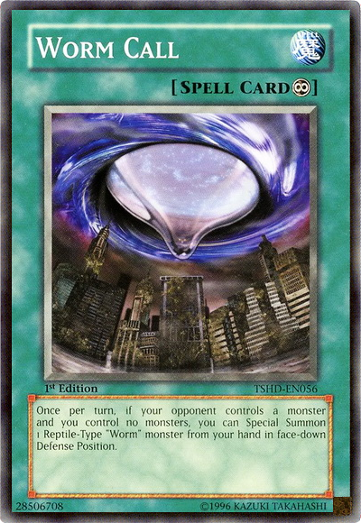 Worm Call, The Shining Darkness Sneak Peek Participation Card · TSHD-EN056