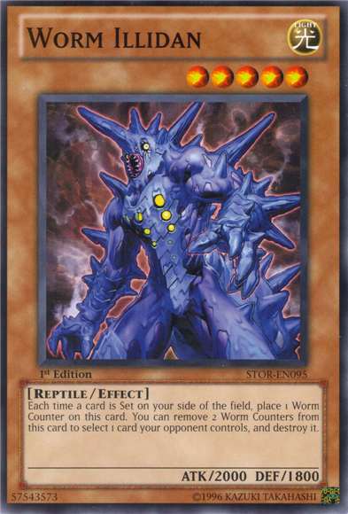 Worm Illidan, Storm of Ragnarok Sneak Peek Participation Card · STOR-EN095