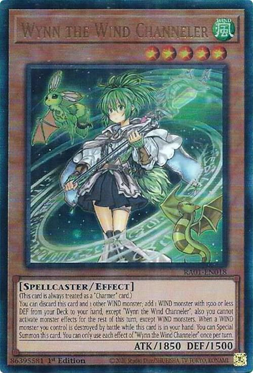 Wynn the Wind Channeler, 25th Anniversary Rarity Collection · RA01-EN018