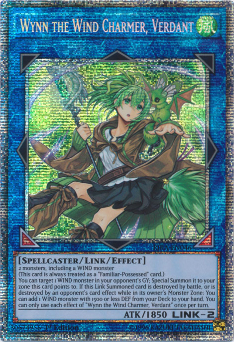Wynn the Wind Charmer, Verdant, Rising Rampage Sneak Peek Participation Card · RIRA-EN046
