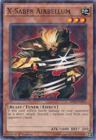X-Saber Airbellum, Battle Pack 3: Monster League · BP03-EN063