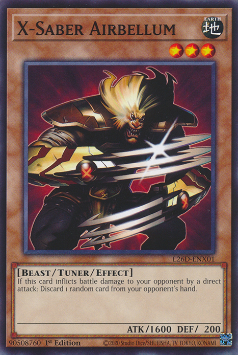 X-Saber Airbellum, Legendary Modern Decks 2026 · L26D-ENX01