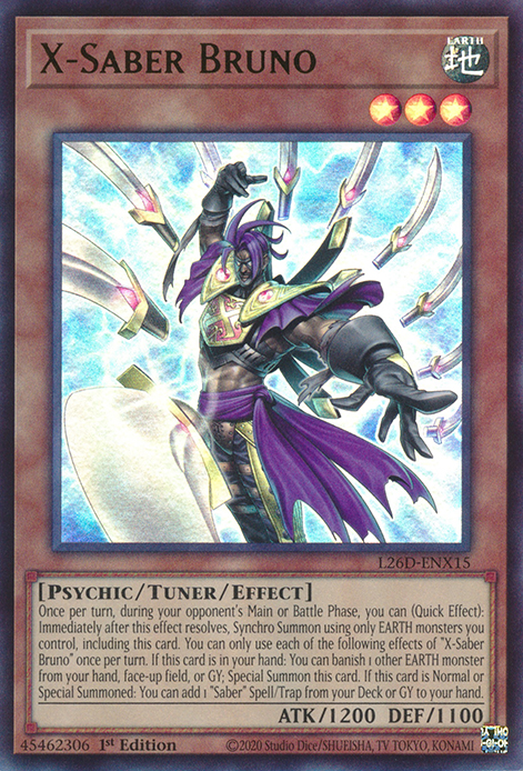 X-Saber Bruno, Legendary Modern Decks 2026 · L26D-ENX15
