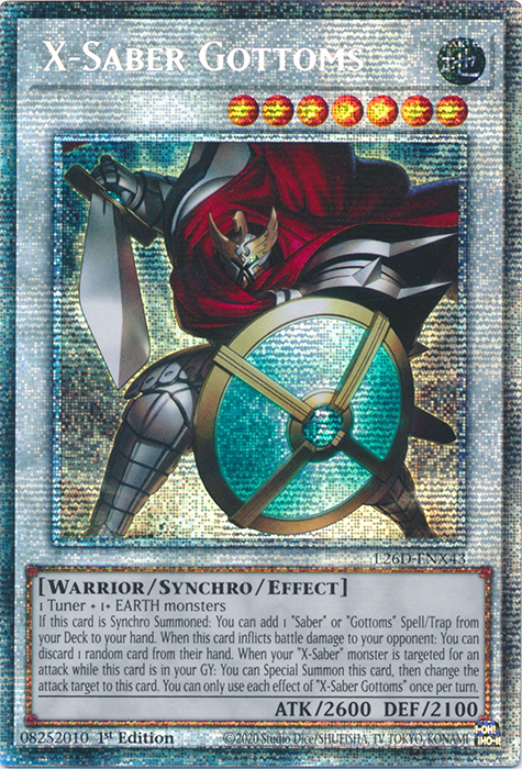 X-Saber Gottoms, Legendary Modern Decks 2026 · L26D-ENX43