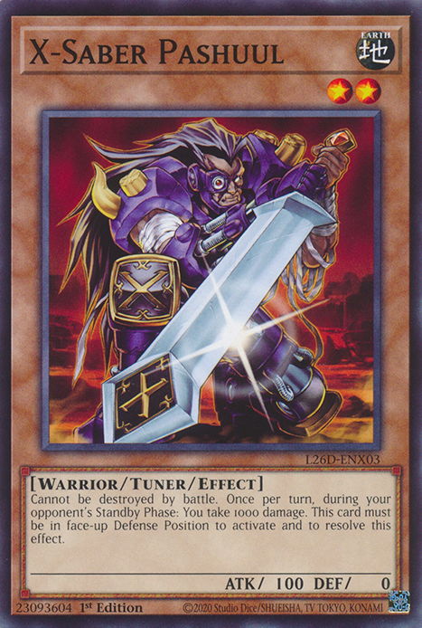 X-Saber Pashuul, Legendary Modern Decks 2026 · L26D-ENX03