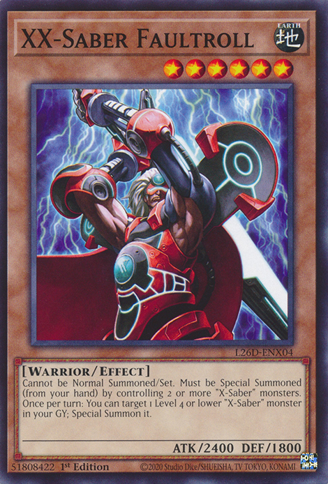 XX-Saber Faultroll, Legendary Modern Decks 2026 · L26D-ENX04