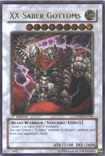 XX-Saber Gottoms, Ancient Prophecy Sneak Peek Participation Card · ANPR-EN044
