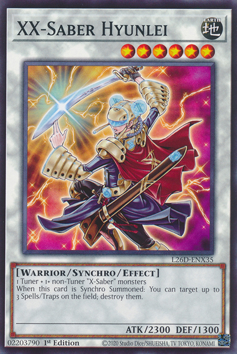XX-Saber Hyunlei, Legendary Modern Decks 2026 · L26D-ENX35