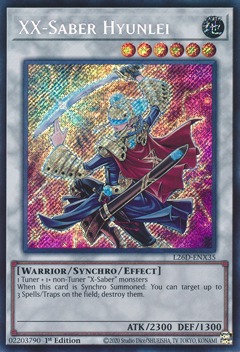 XX-Saber Hyunlei, Legendary Modern Decks 2026 · L26D-ENX35