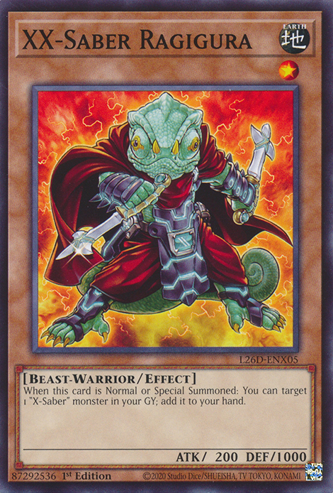 XX-Saber Ragigura, Legendary Modern Decks 2026 · L26D-ENX05