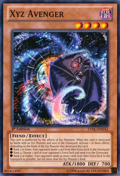 Xyz Avenger, Legacy of the Valiant Sneak Peek Participation Card · LVAL-EN042