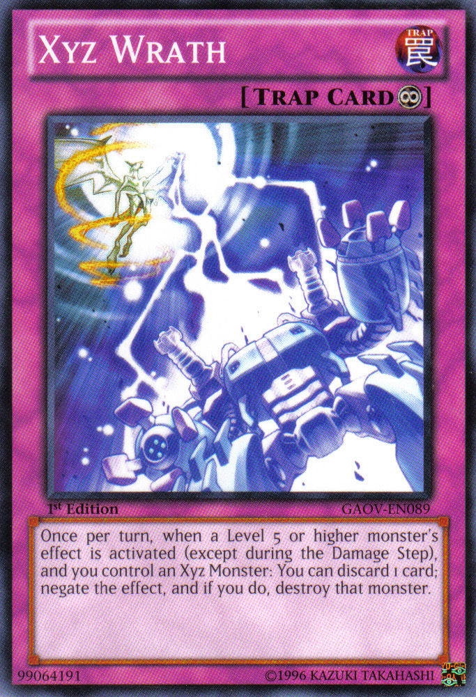 Xyz Wrath, Galactic Overlord Sneak Peek Participation Card · GAOV-EN089