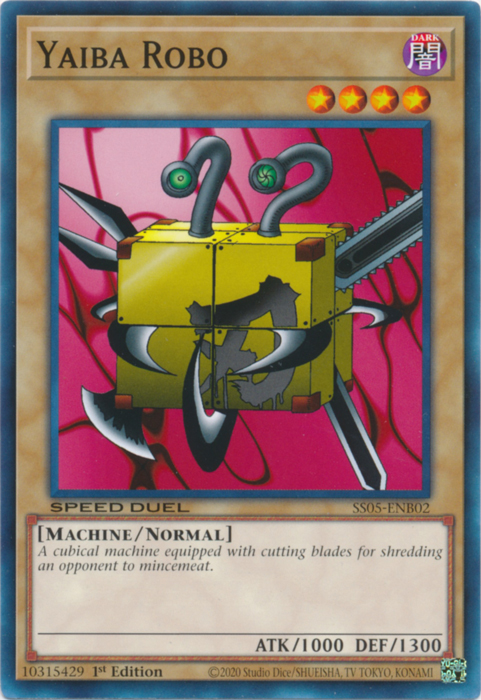Yaiba Robo, Speed Duel Starter Decks: Twisted Nightmares · SS05-ENB02