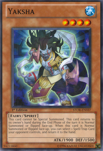 Yaksha, Storm of Ragnarok Sneak Peek Participation Card · STOR-EN037