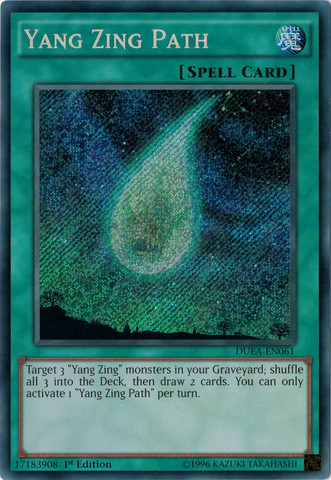 Yang Zing Path, Duelist Alliance Sneak Peek Participation Card · DUEA-EN061