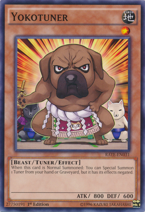 Yokotuner, Raging Tempest Sneak Peek Participation Card · RATE-EN031