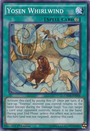 Yosen Whirlwind, Crossed Souls Sneak Peek Participation Card · CROS-EN058