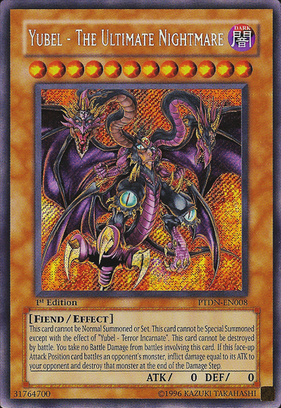 Yubel - The Ultimate Nightmare, Phantom Darkness Sneak Peek Participation Card · PTDN-EN008