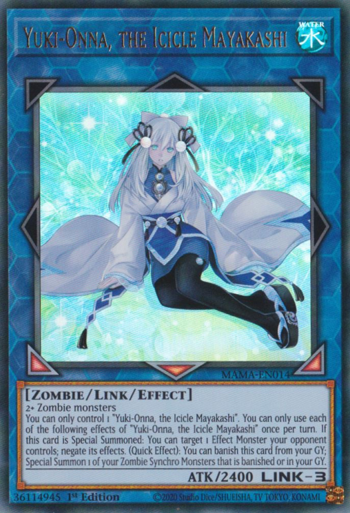 Yuki-Onna, the Icicle Mayakashi, Magnificent Mavens · MAMA-EN014