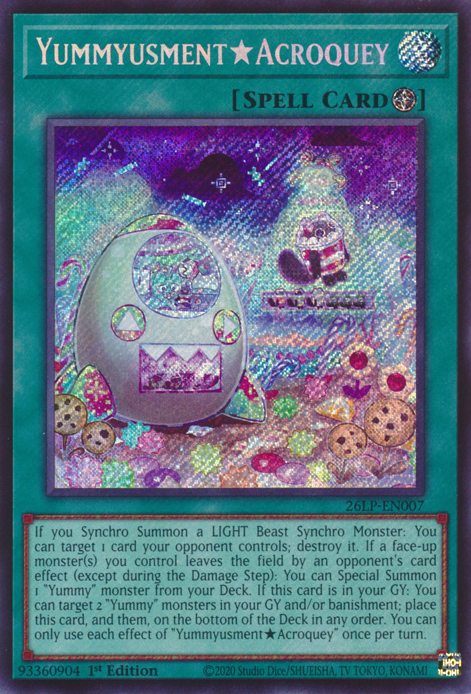 Yummyusment★Acroquey, Limited Pack World Championship 2026 · 26LP-EN007