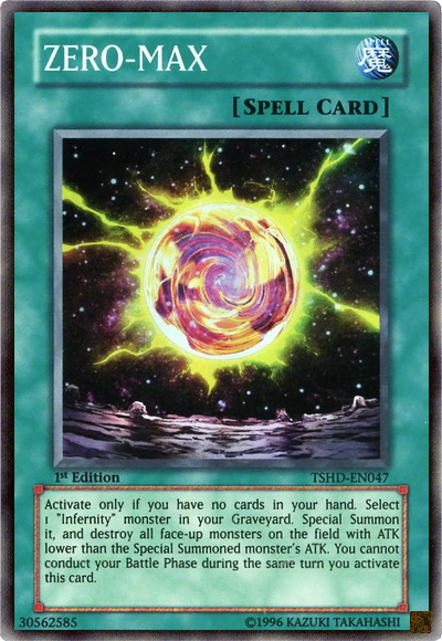 ZERO-MAX, The Shining Darkness Sneak Peek Participation Card · TSHD-EN047