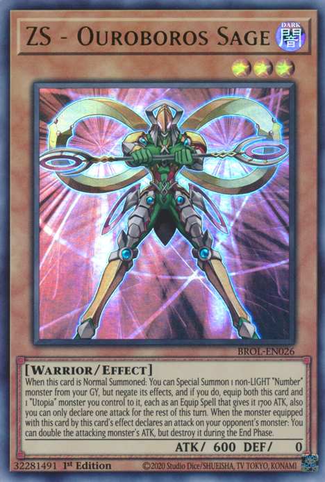 ZS - Ouroboros Sage, Brothers of Legend · BROL-EN026