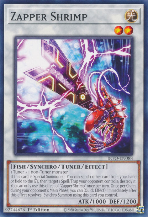 Zapper Shrimp, The Infinite Forbidden · INFO-EN088