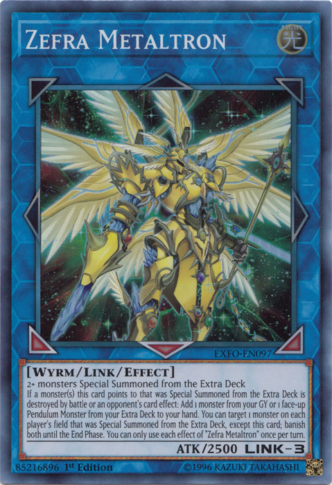 Zefra Metaltron, Extreme Force Sneak Peek Participation Card · EXFO-EN097