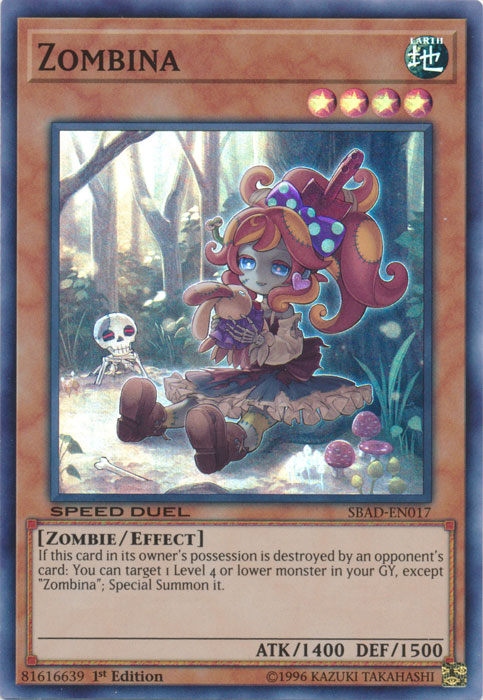 Zombina, Speed Duel: Attack from the Deep · SBAD-EN017