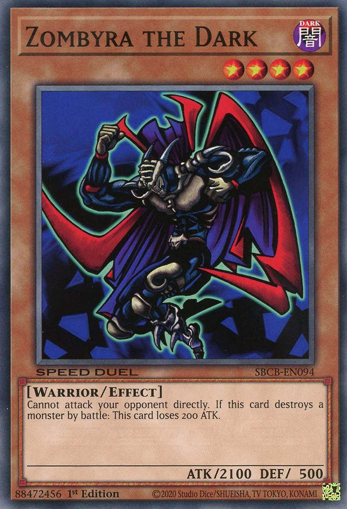 Zombyra the Dark, Speed Duel: Battle City Box · SBCB-EN094