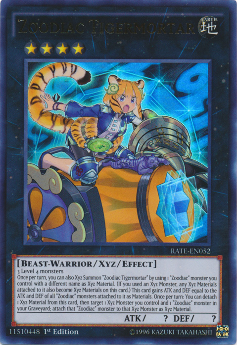 Zoodiac Tigermortar, Raging Tempest Sneak Peek Participation Card · RATE-EN052